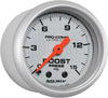 (4302) Ultra-Lite 2-1/16" 0-15 PSI Mechanical Boost Gauge