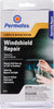 Permatex 09103 Automotive Windshield Repair Kit for Chipped and Cracked Windshields. Permanent Air-Tight Repairs, with Repair Syringe & Plunger, 9-Piece Kit