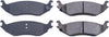 16-898 Z16 Evolution Rear Ceramic Brake Pads, Black