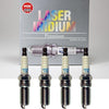 Genuine NGK Laser Iridium Spark Plug 4PCS Set for 2010-2013 Mazda 3/ CX-7 2.3L