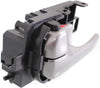 Interior Door Handle SET Compatible with 2000-2006 Nissan Sentra Front and Rear, Driver and Passenger Side Silver