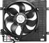 OEM-RF-0364 Factory Style Radiator Cooling Fan Assembly Compatible with 00-06 Audi TT, 99-05 Golf/Jetta 1.8T, 1.9TDI 2.0L, 2.8L