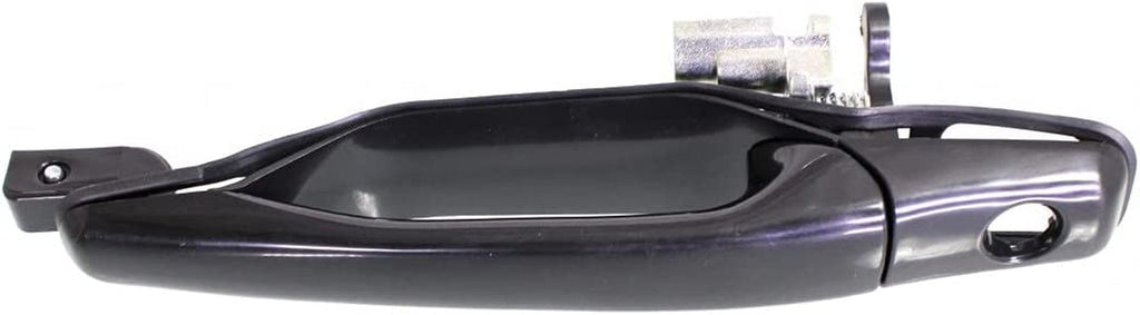for Mitsubishi Lancer Exterior Door Handle Front, Driver Side Smooth Black 2002-2007 | with Key Hole | Trim:All Submodels | MI1310111 | MR970229