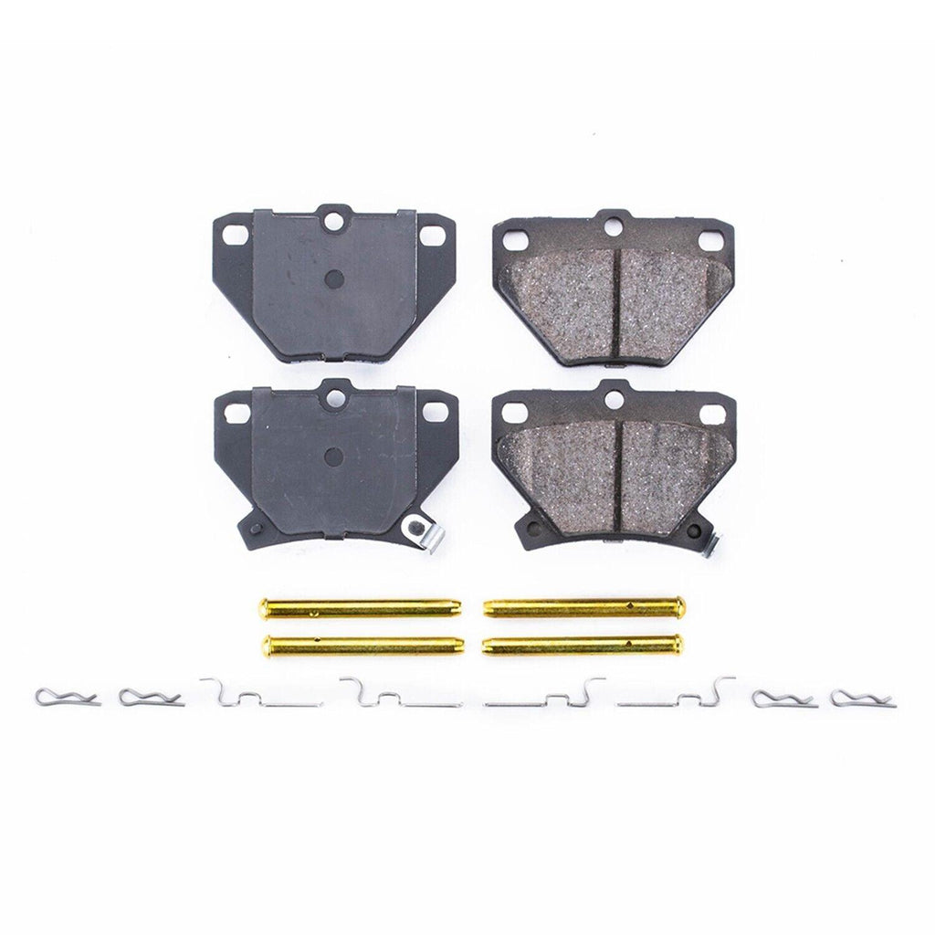 Power Stop - Rear Z17 Low-Dust Ceramic Brake Pads with Hardware for +More 17-823
