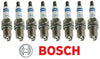 Set of 8 Bosch Platinum Spark Plugs 0242236615 6722 for Chevy Ford GMC Pontiac