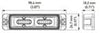 H22899011 L/Head Ms4 3-Color Led Mv Amb/Blu/Wht