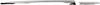 for Infiniti M37 Exterior Door Handle Rear, Driver or Passenger Side Chrome (2012-2013) | Trim: Base/X
