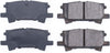 16-996 Z16 Evolution Rear Ceramic Brake Pads