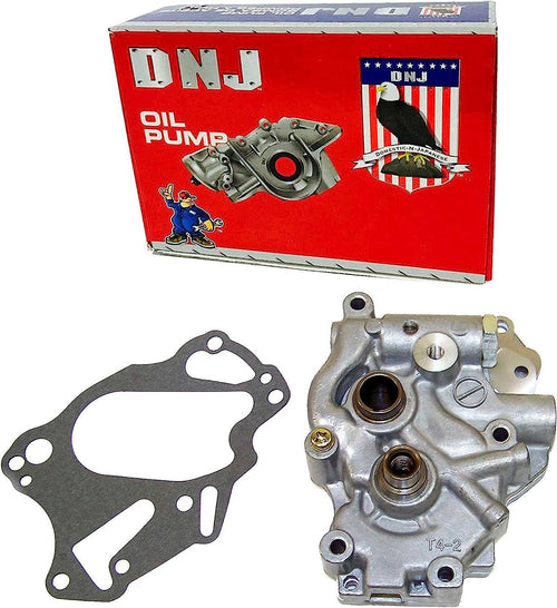 DNJ OP101 Oil Pump for 81-89/ Chrysler, Dodge, Mazda, Mitsubishi, Plymouth/ 400, 600, Aries, B2600, Caravan, Challenger, Lebaron, Mighty Max, 2.4L, SOHC, L4, 2555Cc, 156Cid, Naturally Aspirated