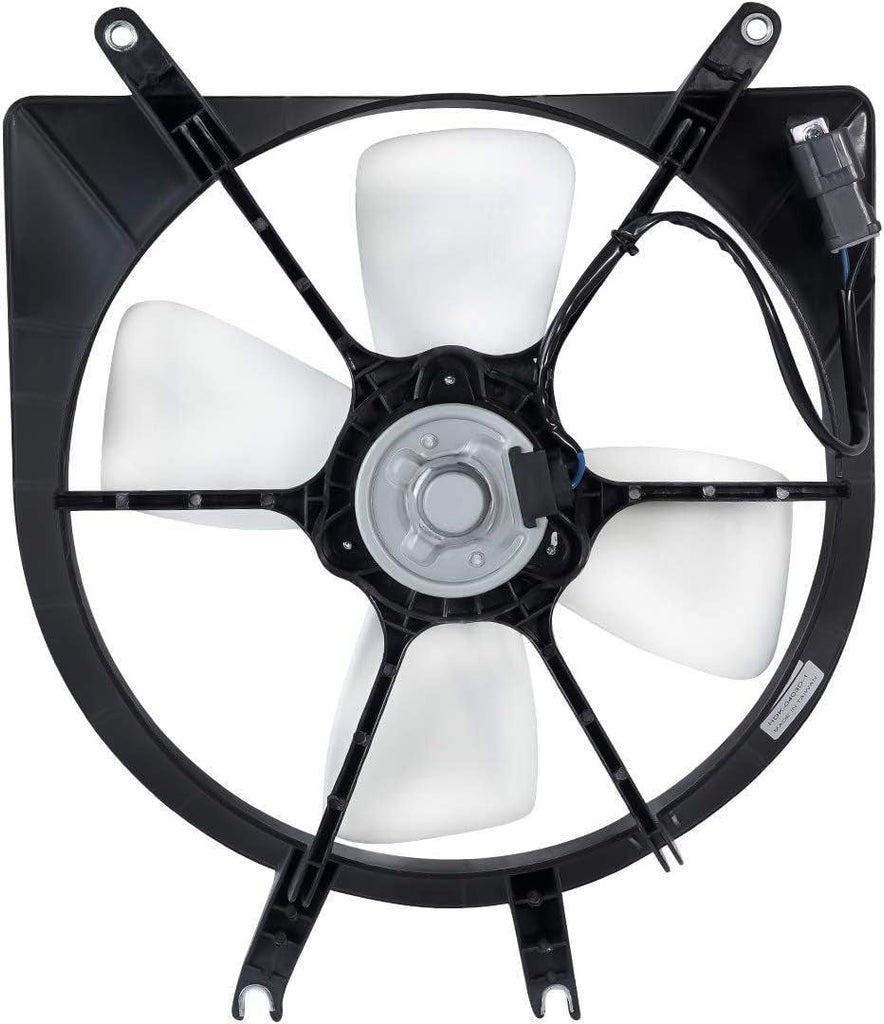 OEM-RF-0180 Factory Style Radiator Cooling Fan Assembly Cooling Efficiency Improved Direct Replacement [Compatible with 1999-2000 Civic]