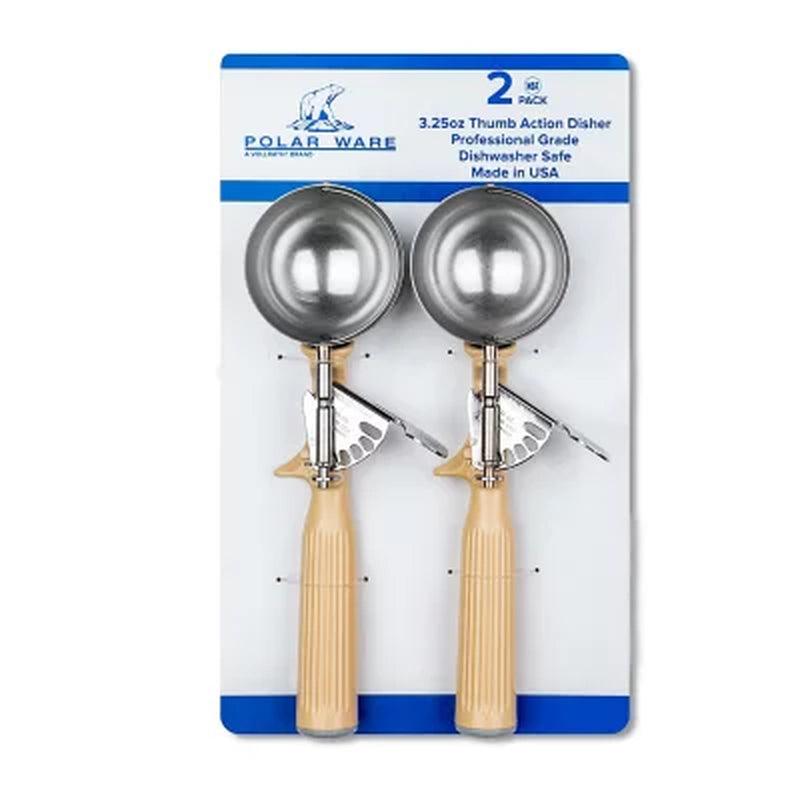 Polar Ware Thumb Action Disher, 3.25 Oz. (2 Pk.)