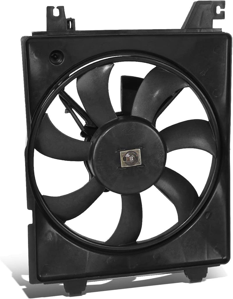 OEM-RF-1097 Factory Style A/C Condenser Fan Assembly Compatible with 2001-2006 Elantra