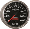 3689 Sport-Comp II 5" 160 Mph In-Dash Speedometer