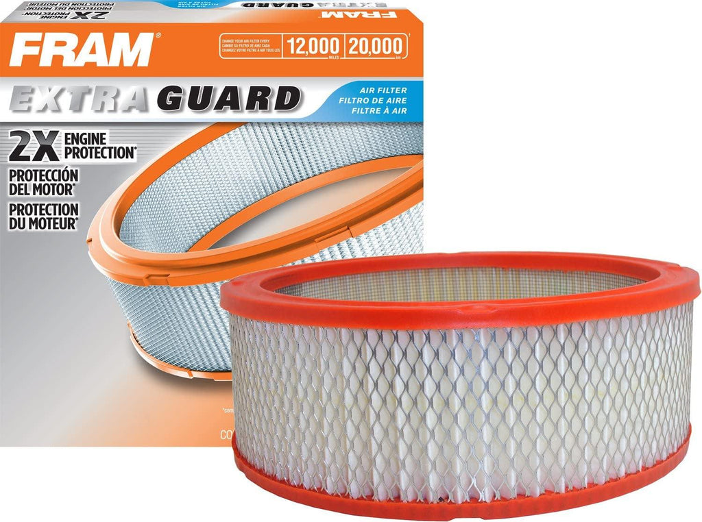 FRAM Extra Guard CA192 Replacement Engine Air Filter for Select Buick, Chevrolet, GMC, Oldsmobile, Jeep, and Pontiac Models, Provides up to 12 Months or 12,000 Miles Filter Protection