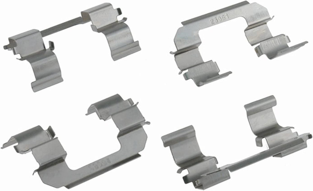 Gold 18K1687X Front Disc Brake Caliper Hardware Kit with Clips