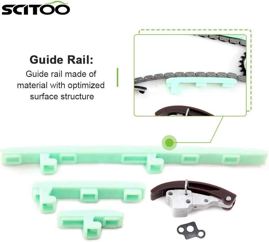 TK10249 Engine Timing Chain Kit Sets Replaces for Chevrolet for Pontiac for Oldsmobile for Buick Cavalier Sunfire Alero Grand Am Malibu Skylark Achieva 2.4L