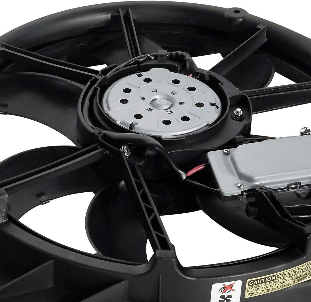 OEM-RF-0218 Factory Style Radiator Cooling Fan Assembly Cooling Efficiency Improved Direct Replacement [Compatible with 10-13 Mazda 3],Black