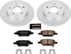 CRK1616 Coated Brake Rotor & Ceramic Brake Pads- Rear