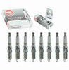 8 Pc NGK V-Power Spark Plugs Compatible with GMC Savana 1500 5.0L 5.7L V8 1996-2002