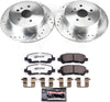 K4714-36 Rear Z36 Truck & Tow Brake Kit, Carbon Fiber Ceramic Brake Pads and Drilled/Slotted Brake Rotors