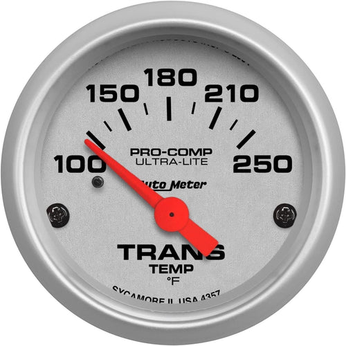 4357 Ultra-Lite Electric Transmission Temperature Gauge, 2 1/16