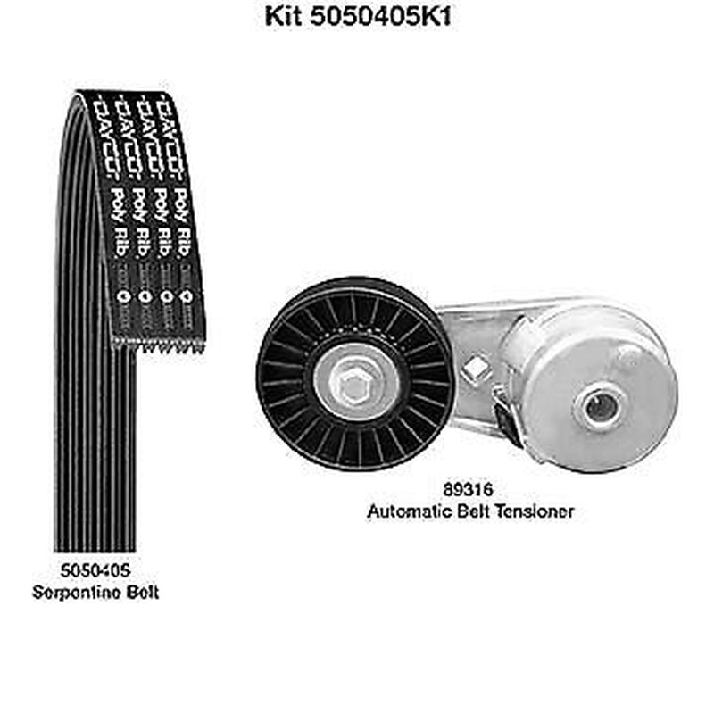 Serpentine Belt Drive Component Kit for Regal, Verano, Equinox+More 5050405K1