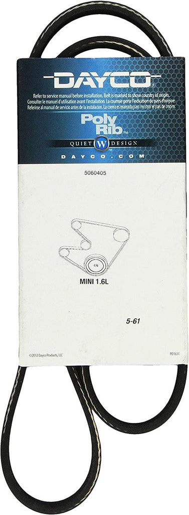 5060405 Serpentine Belt , Black