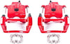 Rear S4804 Pair of High-Temp Red Powder Coated Calipers