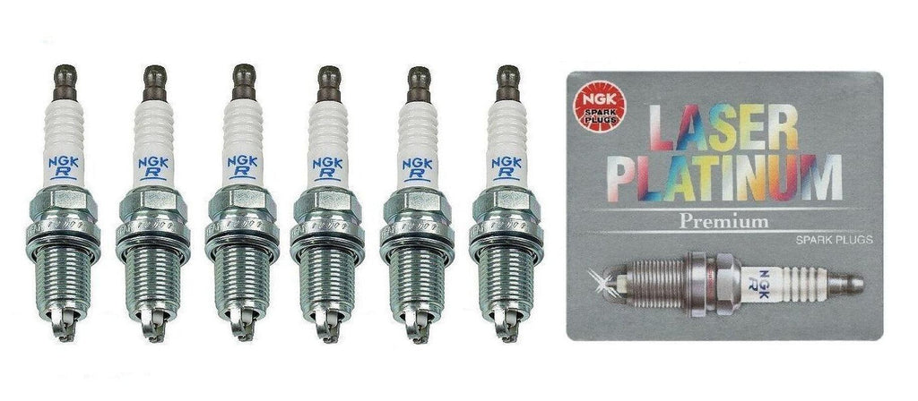 6-PCS- NGK BKR6EKPB11 TWIN TIP SPARK PLUG HIGH POWER LASER PLATINUM