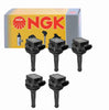 5 Pc NGK Ignition Coils Compatible with Volvo S60 2.3L 2.4L 2.5L L5 2001-2016