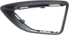 Front Fog Lamp Molding Compatible with 2010-2012 Ford Fusion Set of 2 Passenger and Driver Side Textured Black S/SE Models