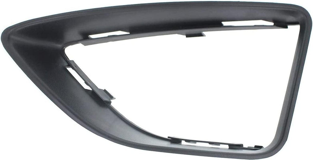 Front Fog Lamp Molding Compatible with 2010-2012 Ford Fusion Set of 2 Passenger and Driver Side Textured Black S/SE Models