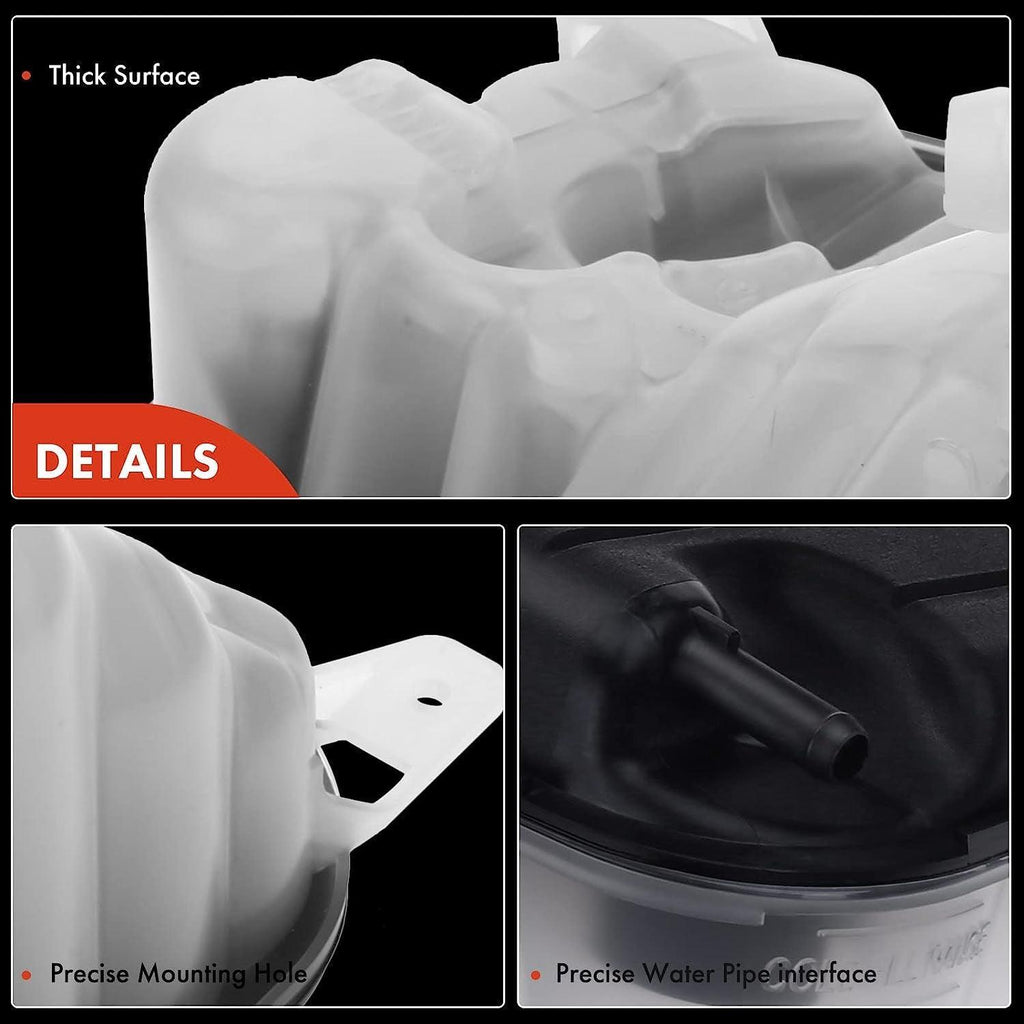 A-Premium Engine Coolant Overflow Recovery Reservoir Tank [W/Cap & Sensor] Compatible with Jaguar XF 2009 V8 4.2L, Replace # C2Z11937