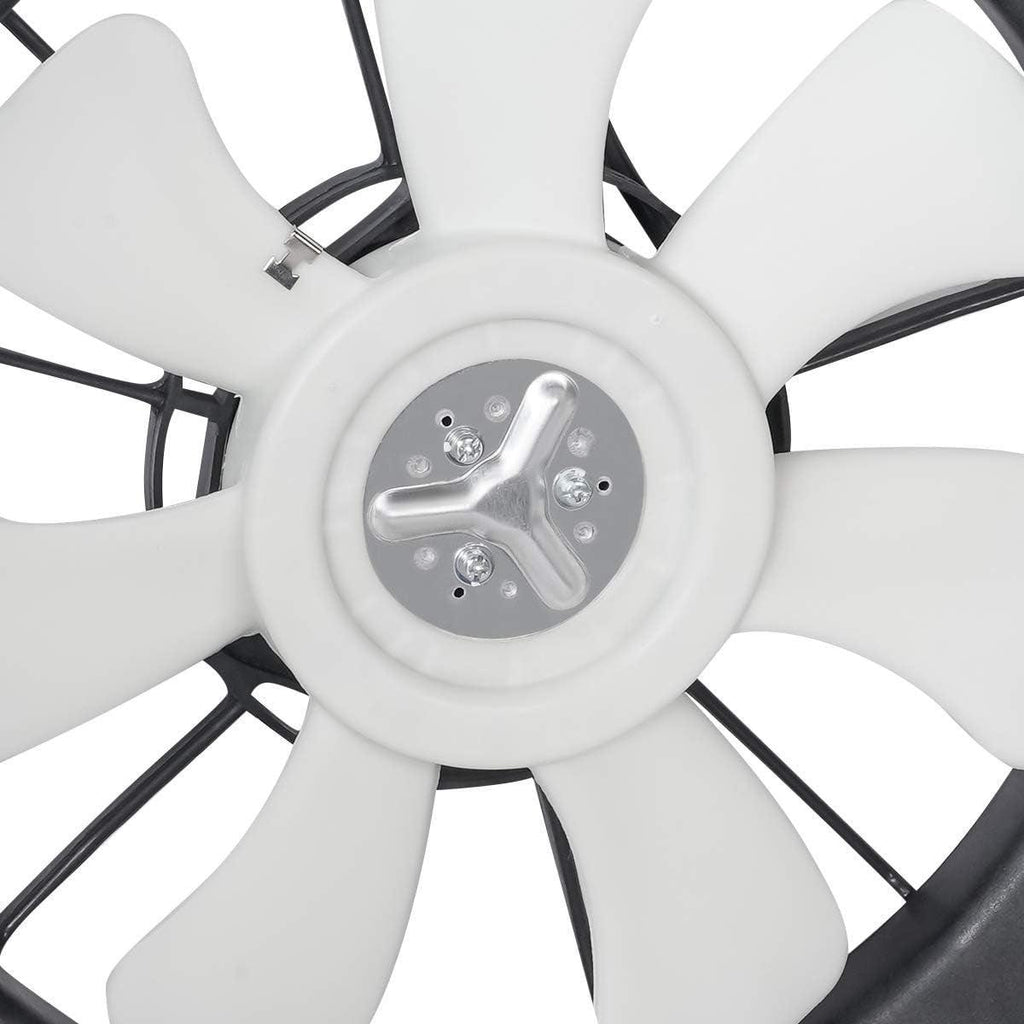 OEM-RF-0206 Factory Style Radiator Cooling Fan Assembly Cooling Efficiency Improved Direct Replacement [Compatible with 2007-2011 Element]