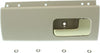 Interior Door Handle Compatible with 2003-2011 Lincoln Town Car Rear, Passenger Side Beige Bezel with Chrome/Gold Lever