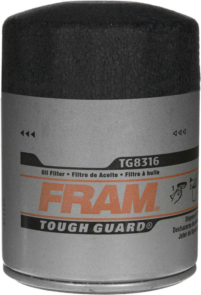 Tough Guard TG8316, 15K Mile Change Interval Spin-On Oil Filter