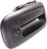 for Chevy Express 2500 Exterior Door Handle Front Passenger Side Smooth Black 2003-2009 | with Key Hole| Trim: Base/Ls