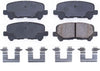 17-1281, Z17 Rear Ceramic Brake Pads with Hardware