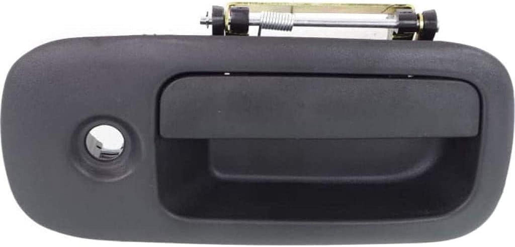 For Chevy Express 1500 Exterior Door Handle Rear Passenger Side - Side Hinged Door Textured Black 2010-2014 | with Key Hole | Trim: Base/Ls/Lt | GM1521152 | 23473841