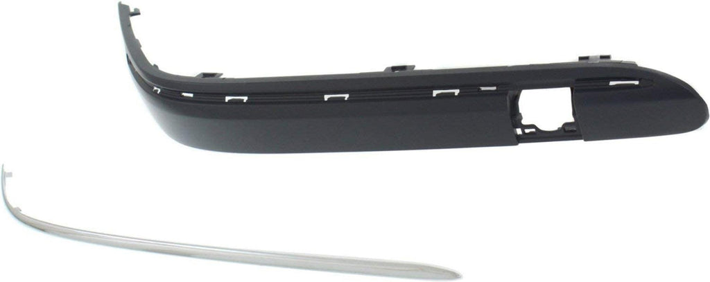 Front, Driver and Passenger Side Bumper Trim Compatible with 2001-2005 Mercedes Benz C240, 2001-2005 C320, 2002-2004 C32 AMG and 2003-2007 C230 Primed - MB1059104, MB1058104