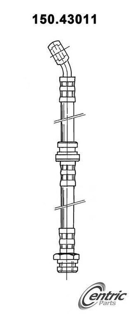 Centric Brake Hydraulic Hose for 1988-1995 Isuzu Pickup 150.43011