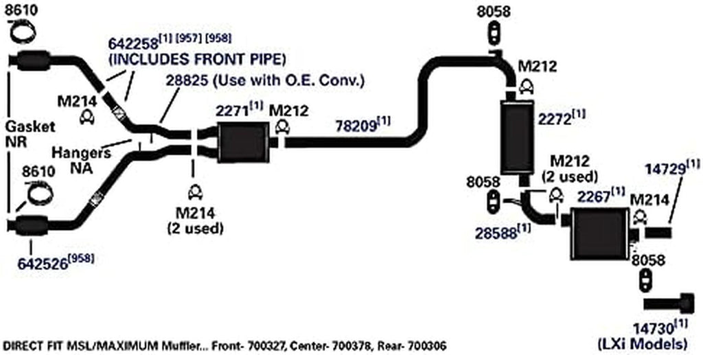 28588 Exhaust Pipe