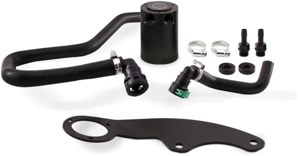 Baffled Oil Catch Can Kit, PCV Side Compatible with Ford Mustang GT 2011-2014