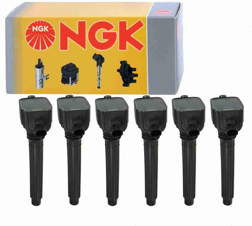 6 Pc NGK Ignition Coils Compatible with Dodge Grand Caravan 3.6L V6 2011-2019