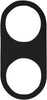 Keep It Clean Wiring Accessories  19 Mm 2 Billet Button Plate, Daytona Black