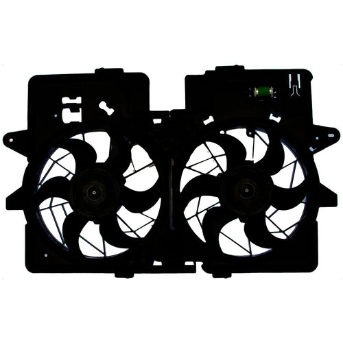 Continental Dual Radiator and Condenser Fan Assembly for Tribute, Escape FA70168