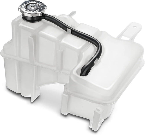 A-Premium Engine Coolant Overflow Reservoir Tank Compatible with Chrysler, Dodge Models - for 300, Charge, Challenger, Magnum - [2.7L 3.5L 5.7L 6.1L, W/Cap] - Replaces for # 4596466AG, 55116897AA