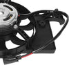 Right Side A/C Condenser Fan Assembly Compatible with 15-18 Focus 1.0L Ecoboost, OEM-RF-0465