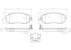 Front Disc Brake Pad Set for FR-S, BRZ, Forester, Impreza+More (P78021N)
