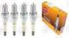 NGK "PLATINUM" Spark Plugs (Set of 4) 2007-2010 for Honda Fit 1.5L
